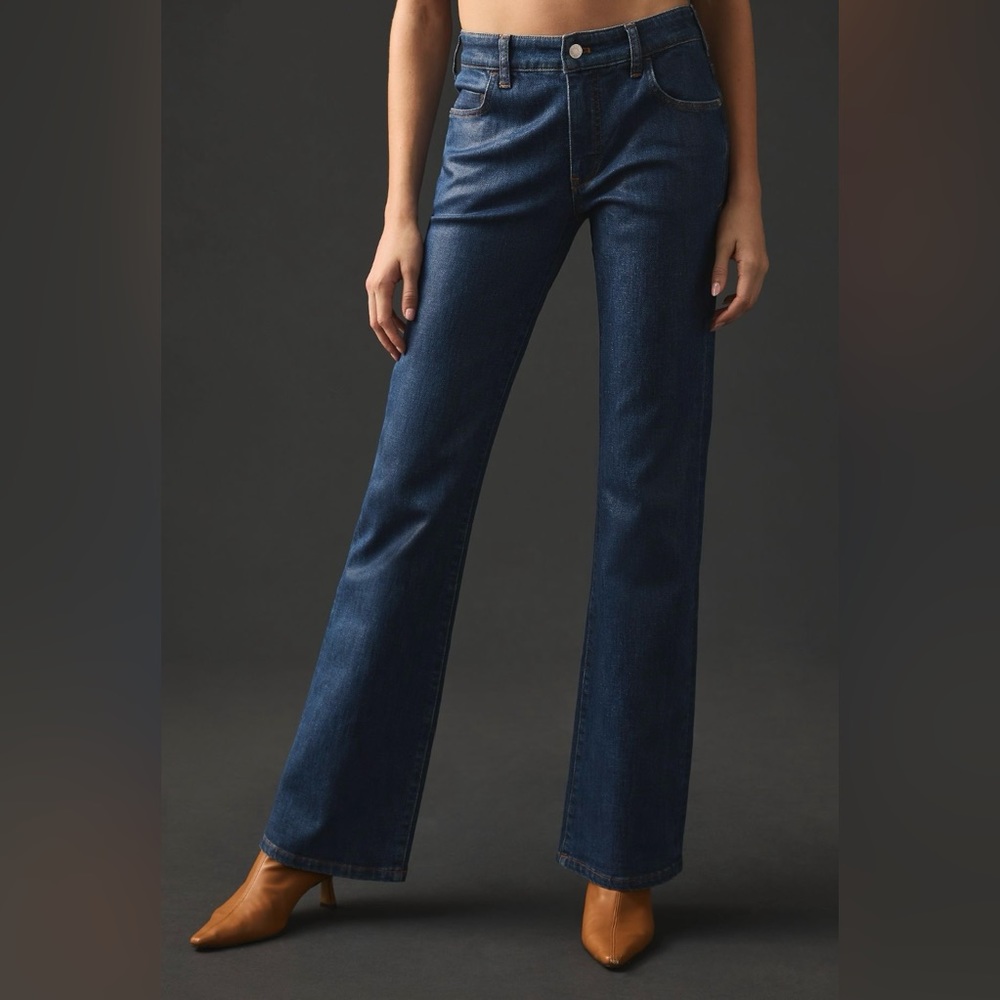 Pilcro Coated Demilune Jeans